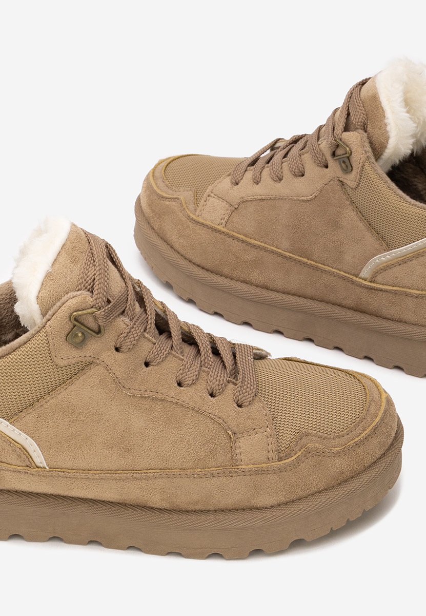 Sneakers dama imblaniti Adisia kaki Sneakers dama imblaniti Adisia kaki