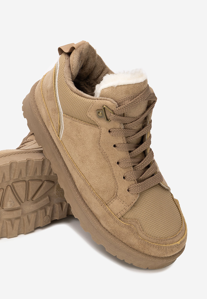 Sneakers dama imblaniti Adisia kaki Sneakers dama imblaniti Adisia kaki