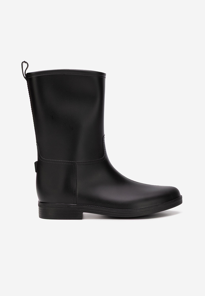 Cizme de cauciuc Elisea negre