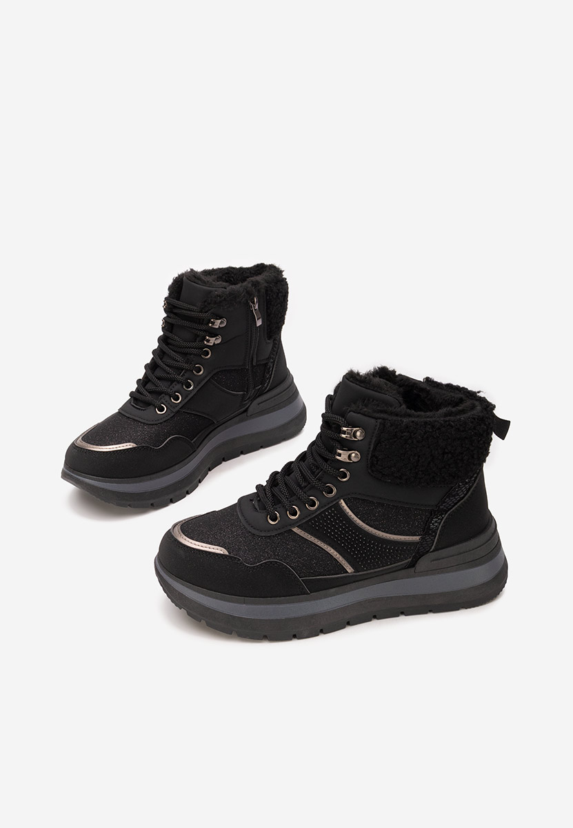 Sneakers cu platformă Nabila negri