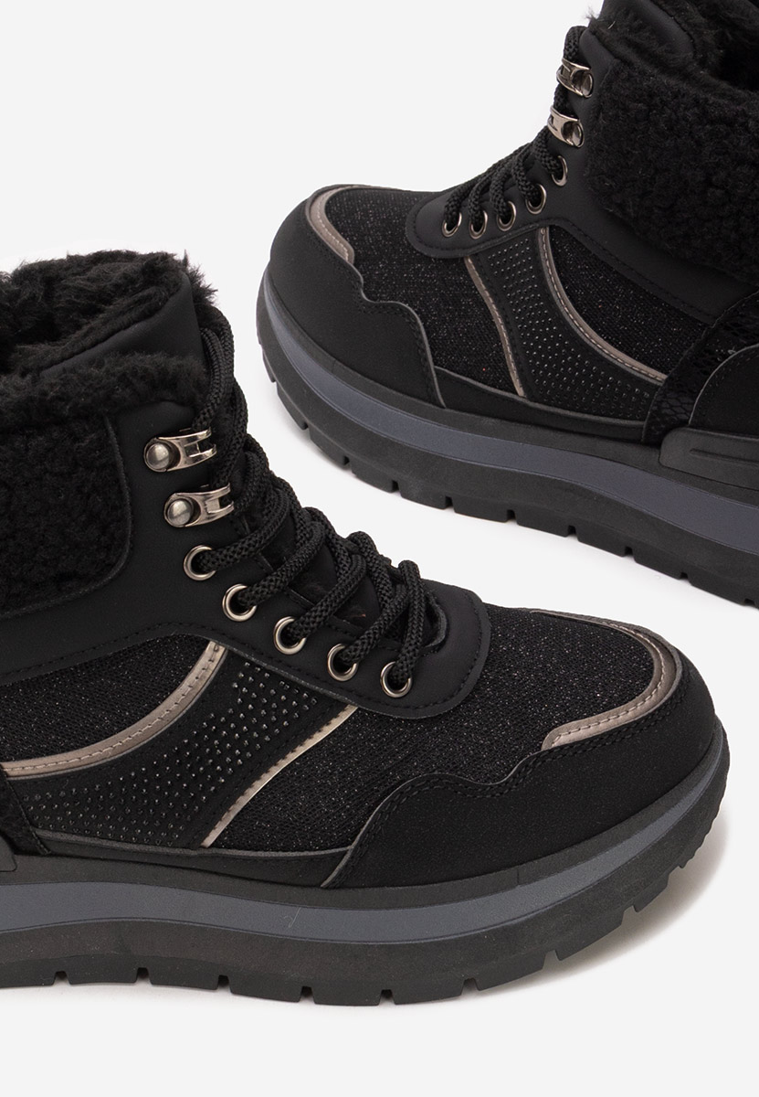 Sneakers cu platformă Nabila negri