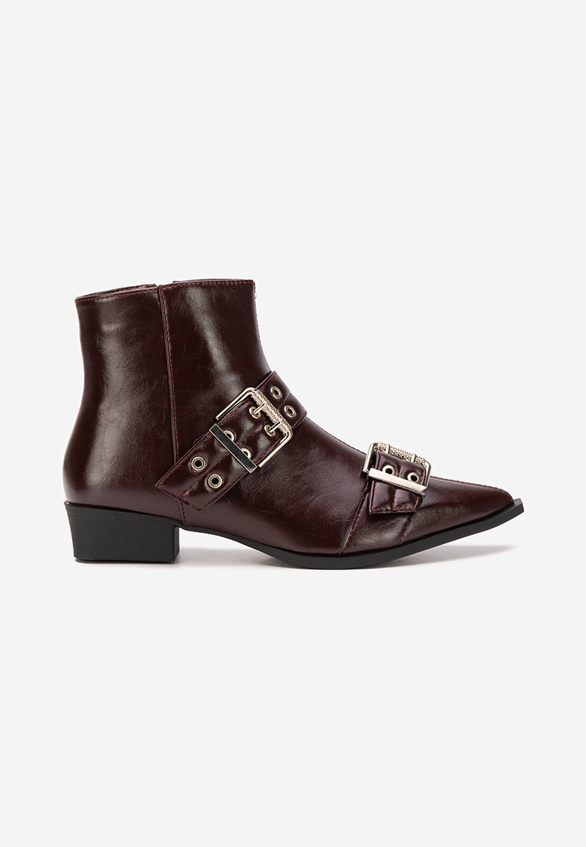 Botine dama Invera grena