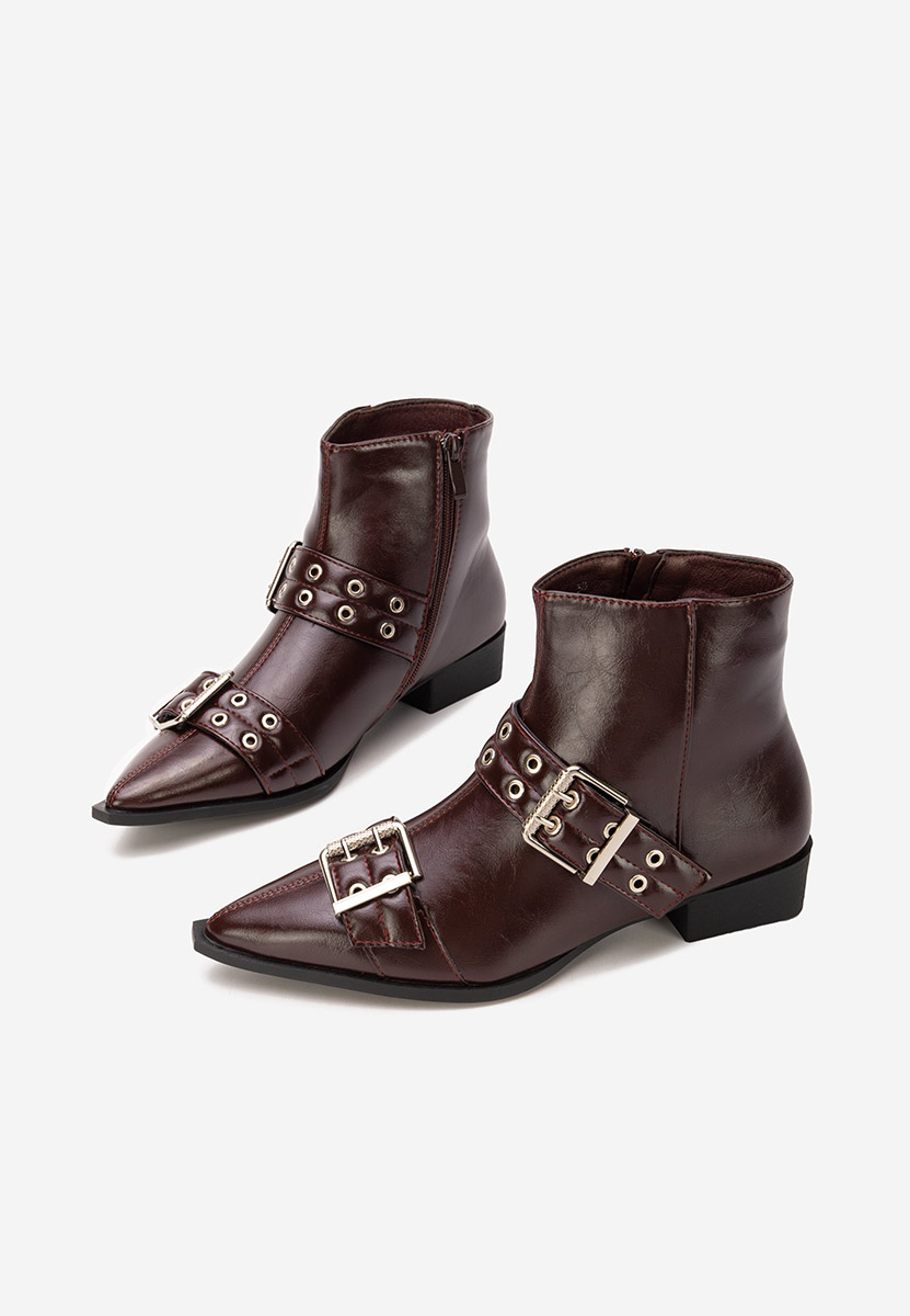 Botine dama Invera grena