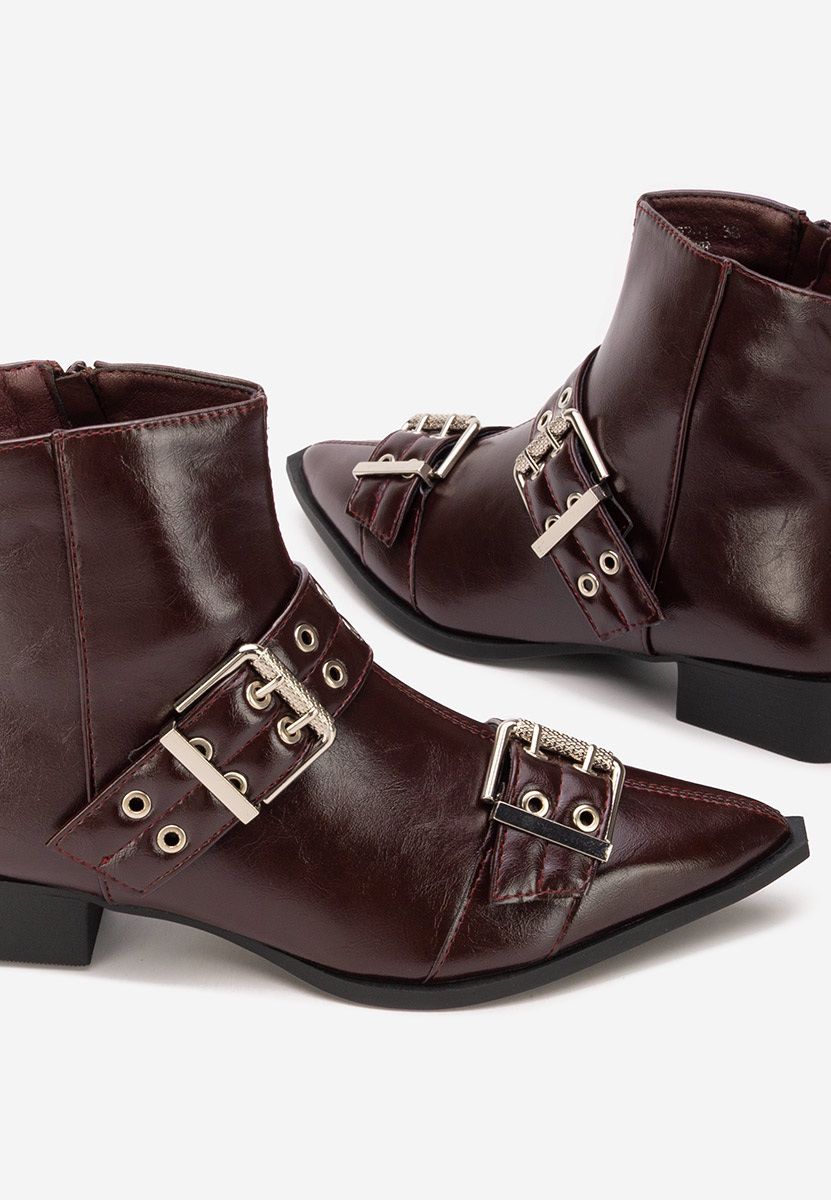 Botine dama Invera grena