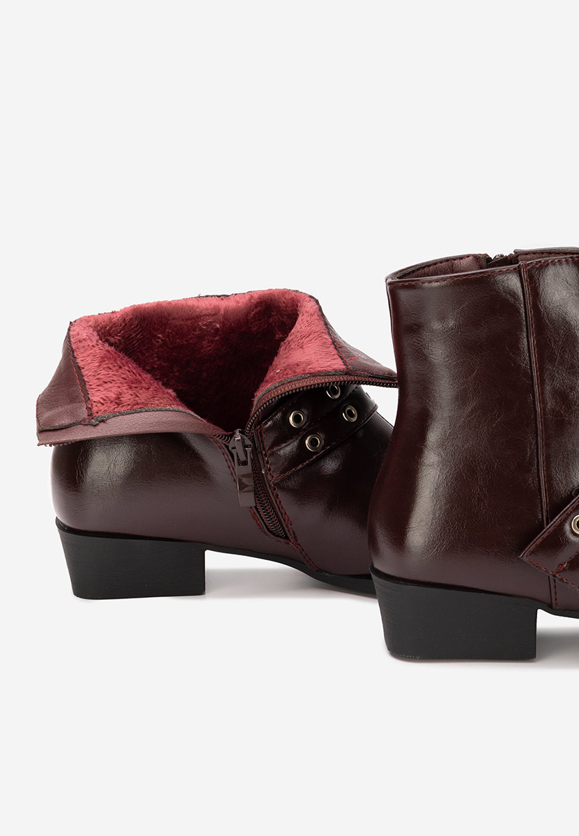Botine dama Invera grena