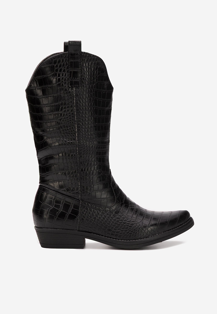 Cizme cowboy dama Renora negre