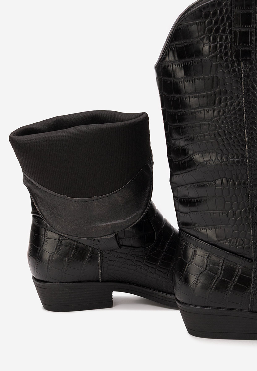 Cizme cowboy dama Renora negre
