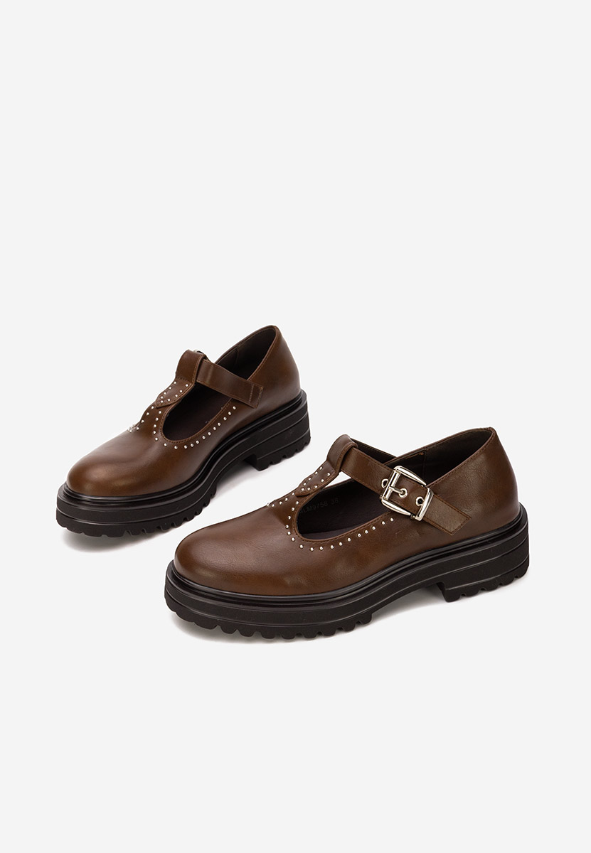 Pantofi casual damă Pietrina maro Pantofi casual damă Pietrina maro