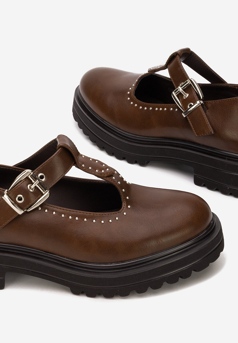 Pantofi casual damă Pietrina maro Pantofi casual damă Pietrina maro