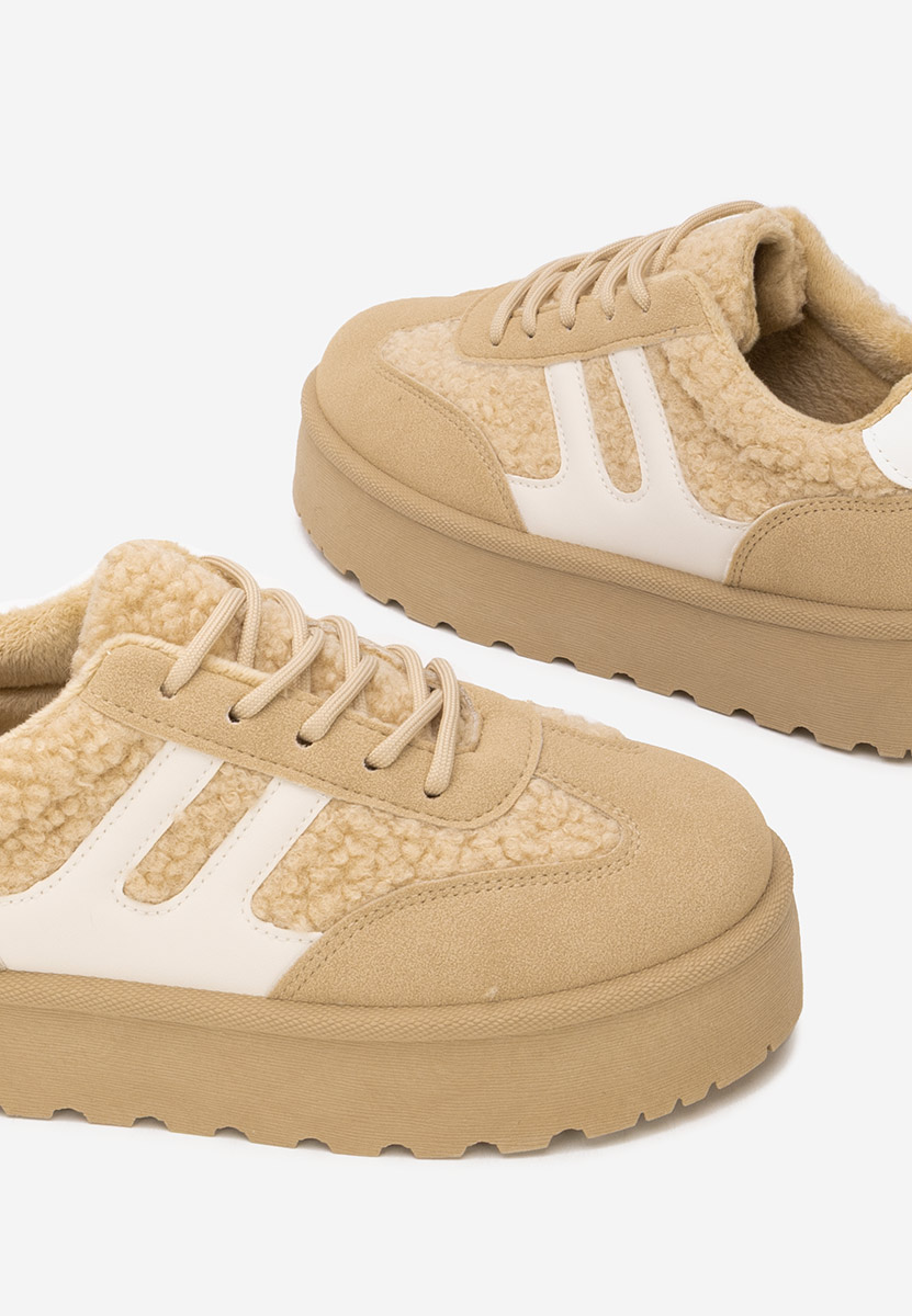 Sneakers cu platformă Luniva kaki