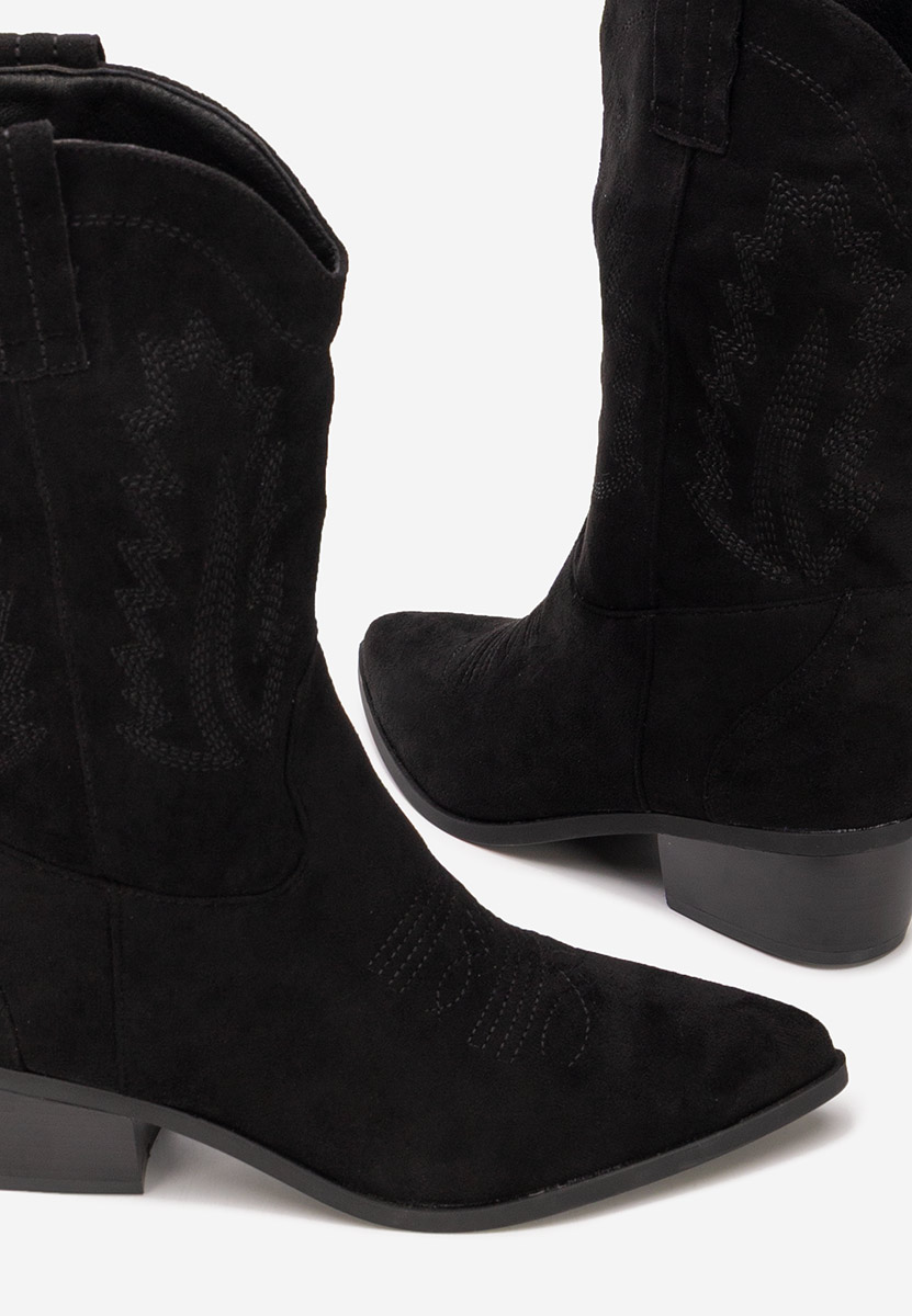 Cizme cowboy damă Brevaya negre Cizme cowboy damă Brevaya negre