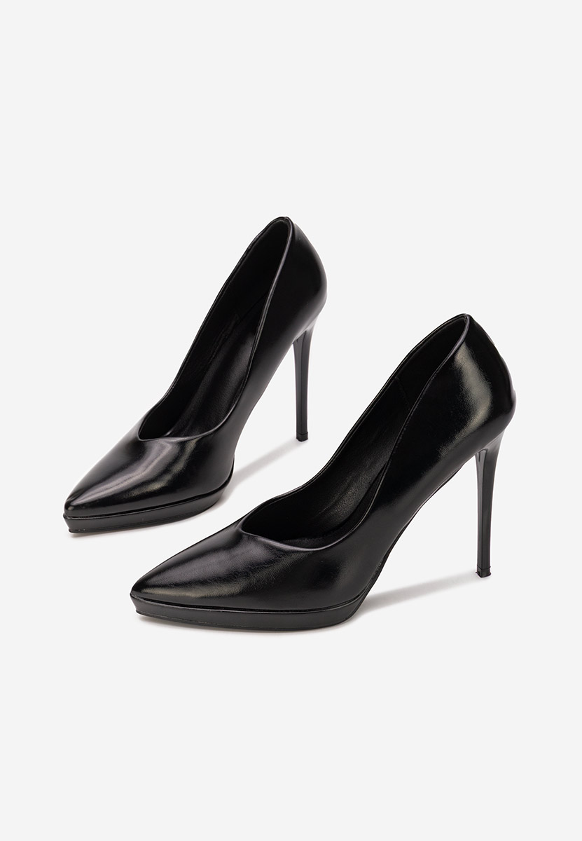 Pantofi cu toc stiletto Reneia negri