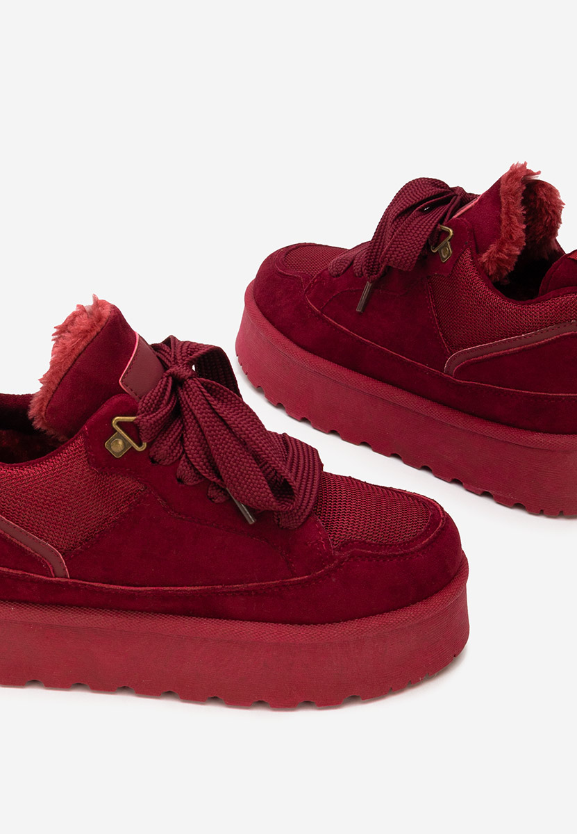 Sneakers cu platformă Isariel grena