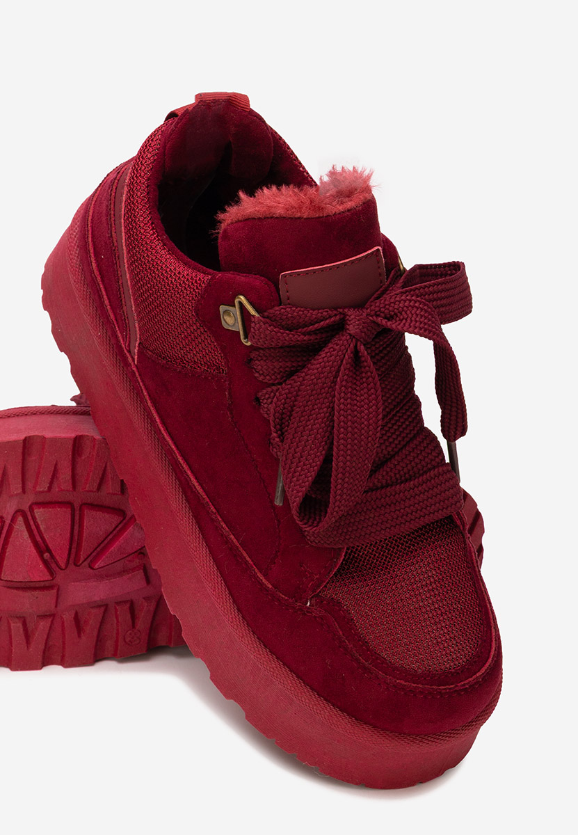 Sneakers cu platformă Isariel grena