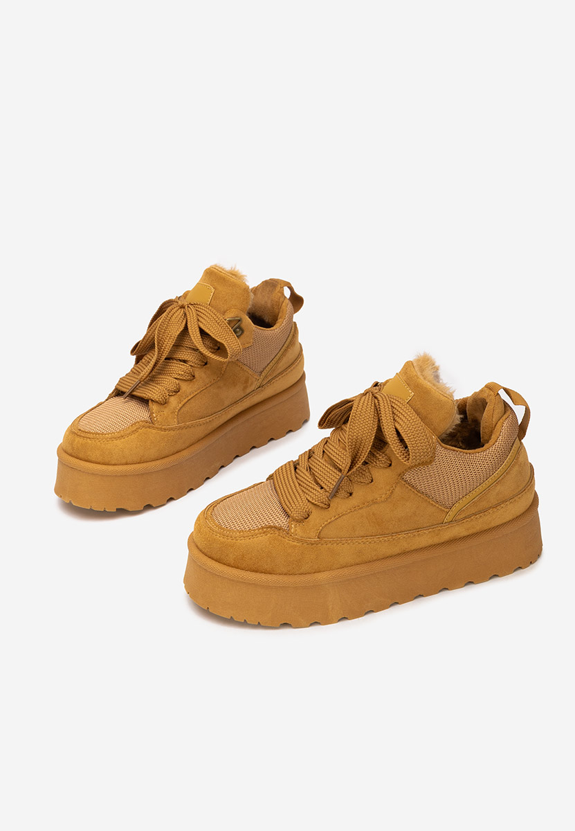 Sneakers cu platformă Isariel camel