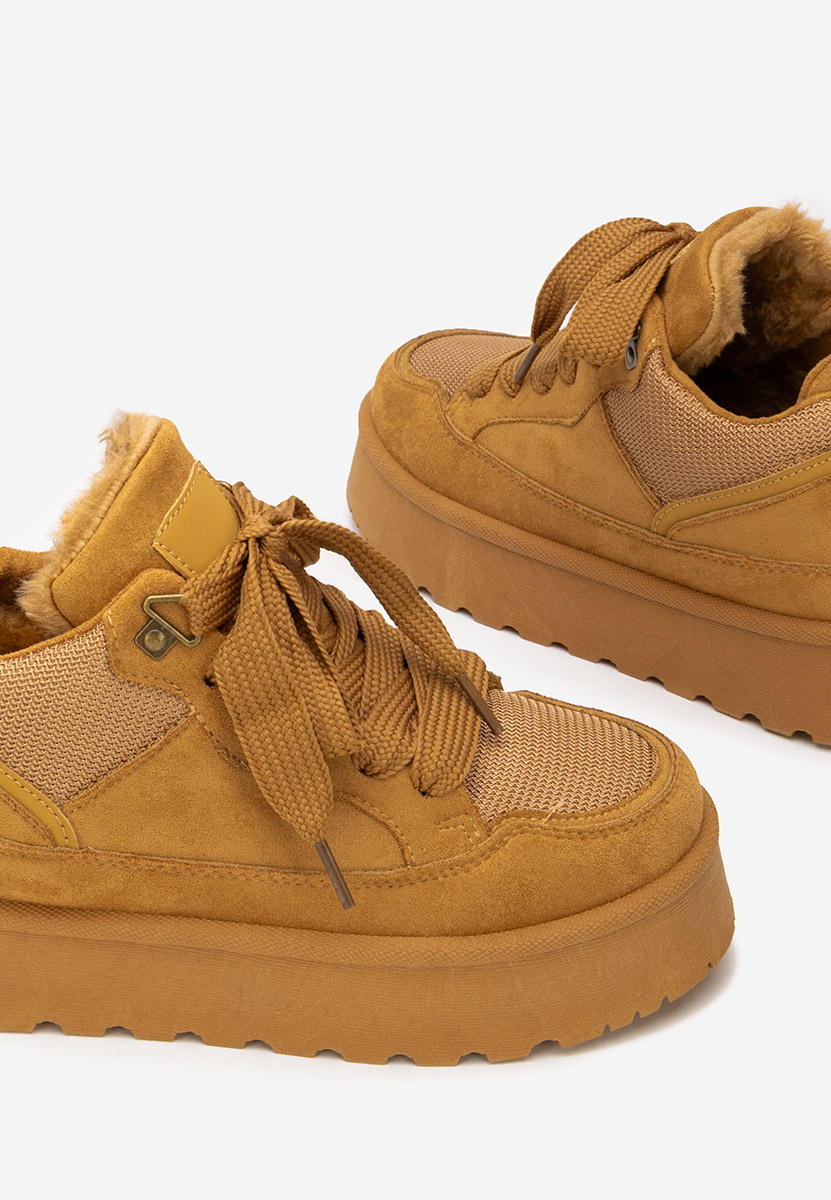 Sneakers cu platformă Isariel camel