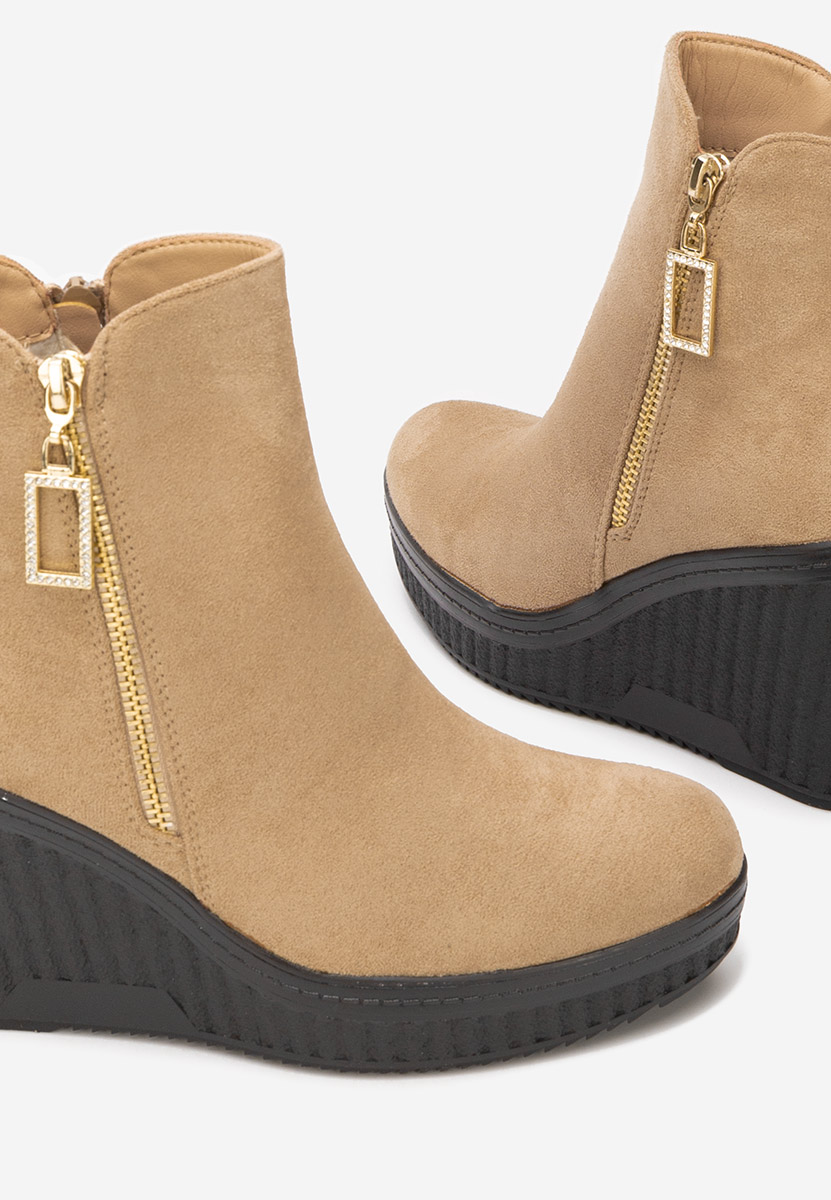 Botine cu platforma Charlet V2 kaki Botine cu platforma Charlet V2 kaki