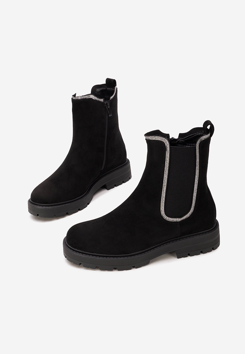 Ghete chelsea dama Brisaya V2 negre