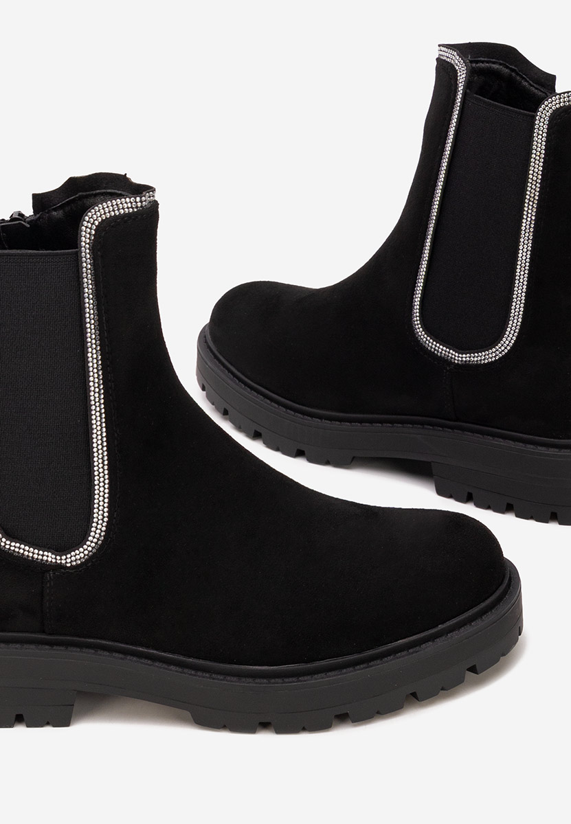 Ghete chelsea dama Brisaya V2 negre