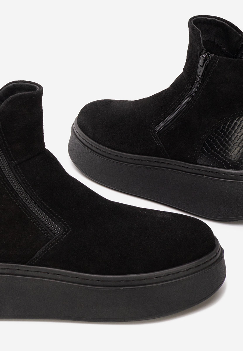 Ghete dama piele Andiora negre Ghete dama piele Andiora negre