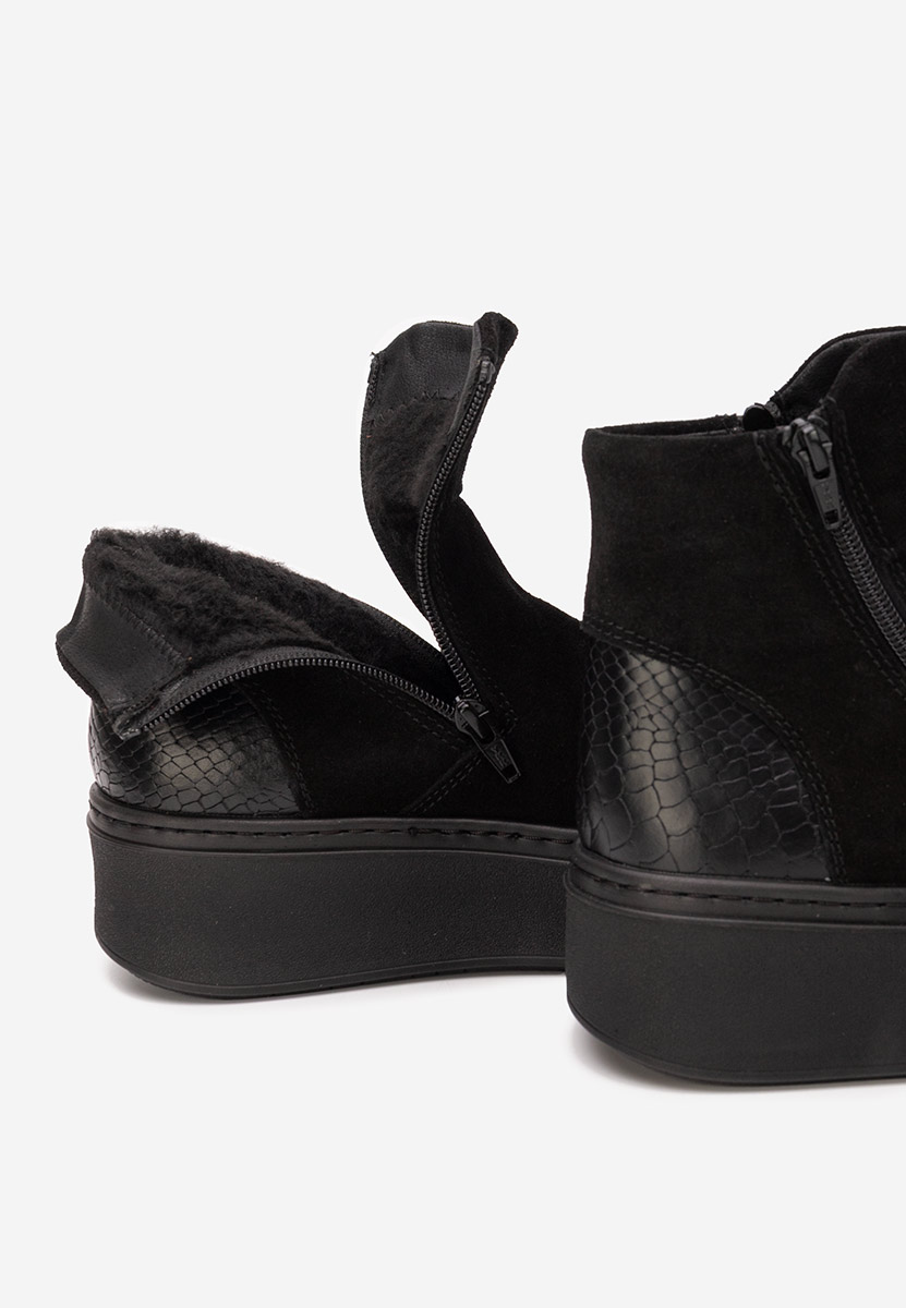 Ghete dama piele Andiora negre Ghete dama piele Andiora negre