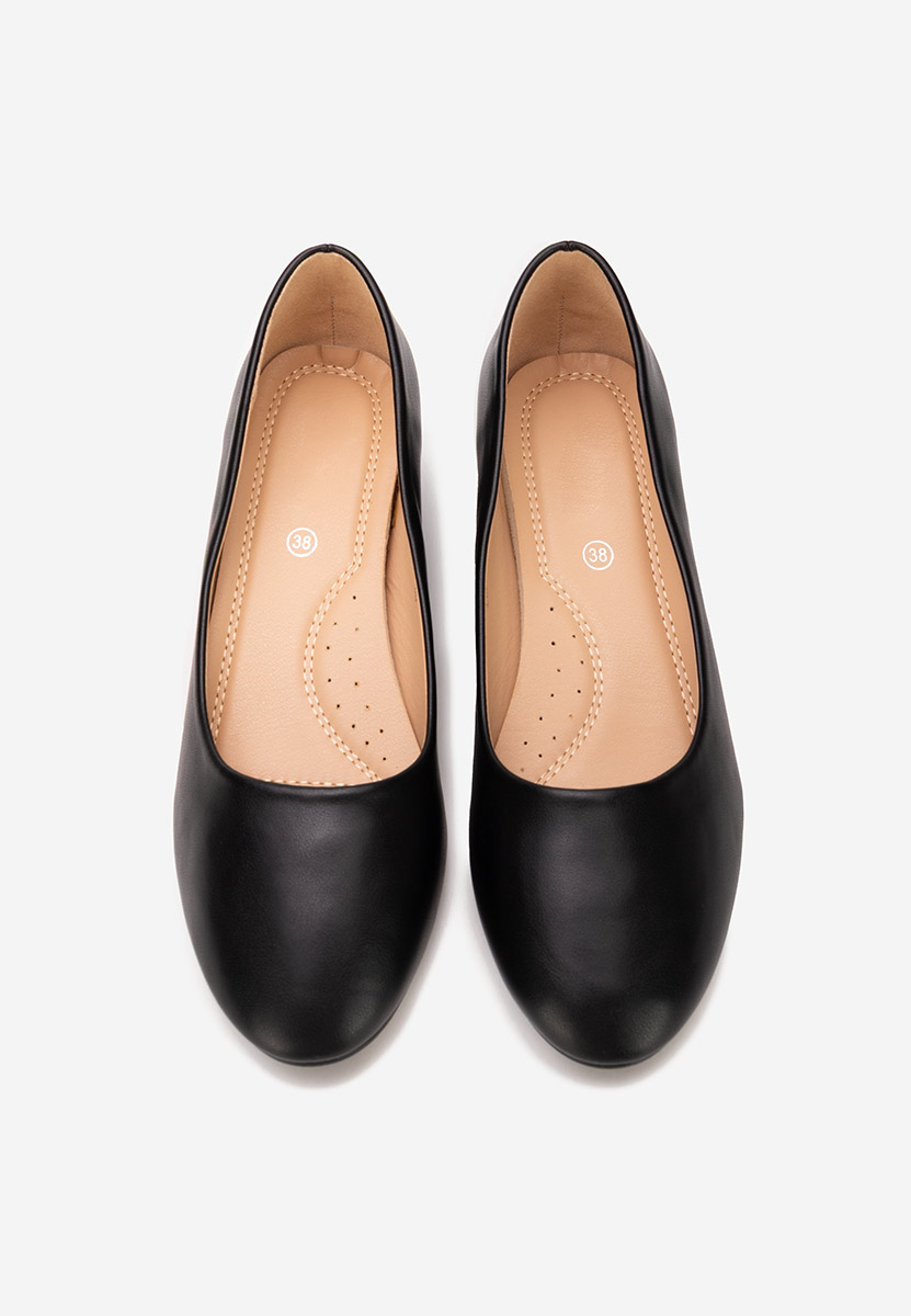 Pantofi cu toc mic Carmira negri Pantofi cu toc mic Carmira negri