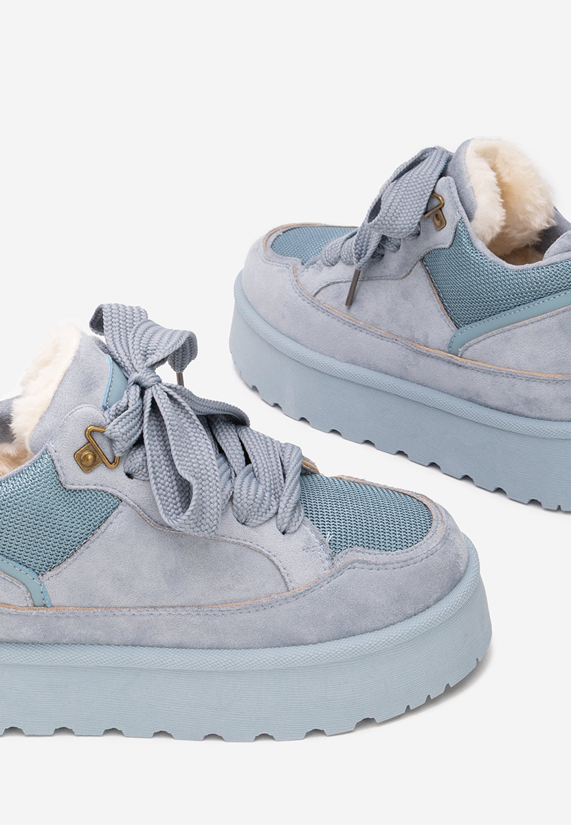 Sneakers cu platformă Isariel albastri