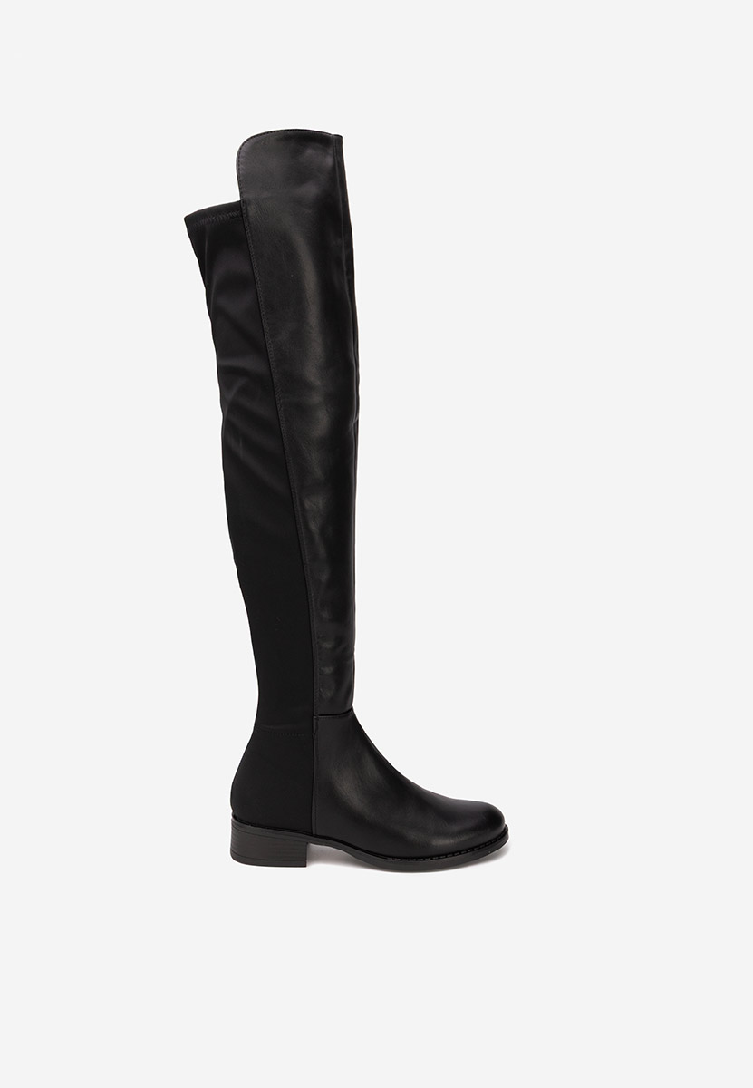 Cizme lungi peste genunchi Inies V2 negre Cizme lungi peste genunchi Inies V2 negre