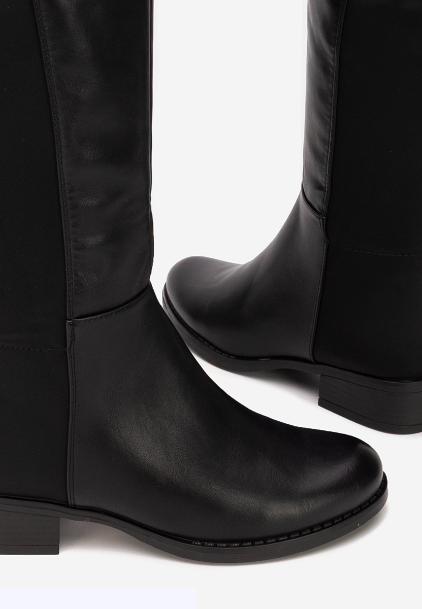 Cizme lungi peste genunchi Inies V2 negre Cizme lungi peste genunchi Inies V2 negre