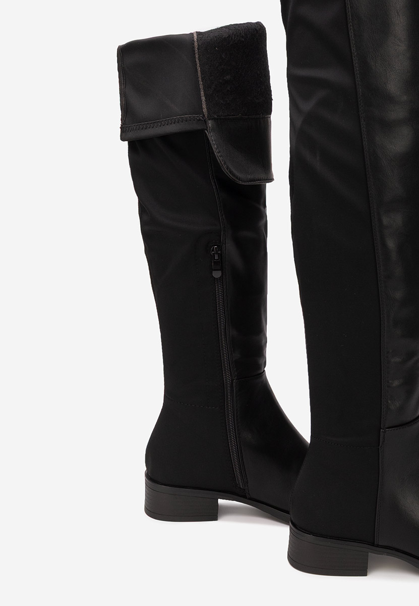 Cizme lungi peste genunchi Inies V2 negre Cizme lungi peste genunchi Inies V2 negre