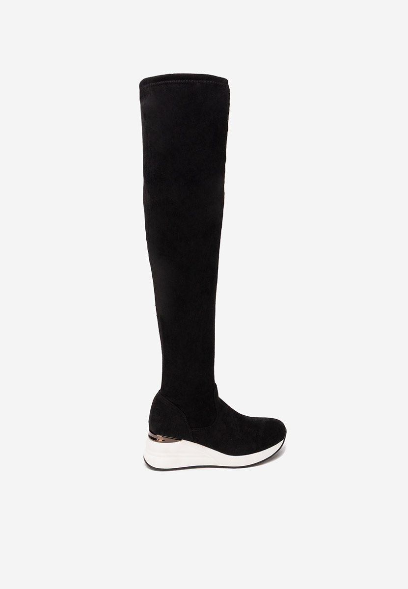 Cizme lungi peste genunchi Janisia V2 negre Cizme lungi peste genunchi Janisia V2 negre