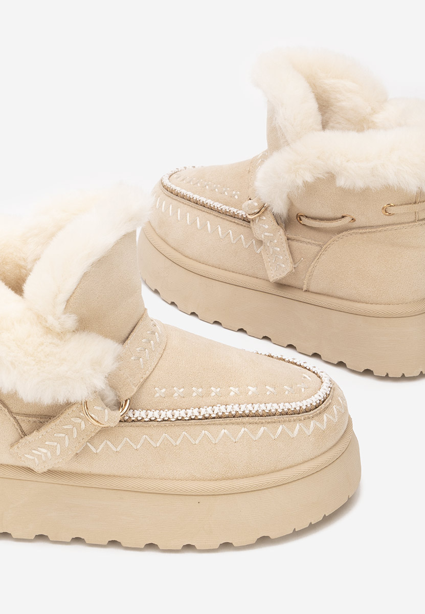 Ghete imblanite dama Tavoria bej