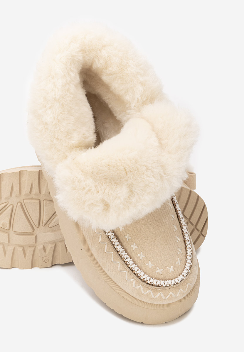 Ghete imblanite dama Tavoria bej