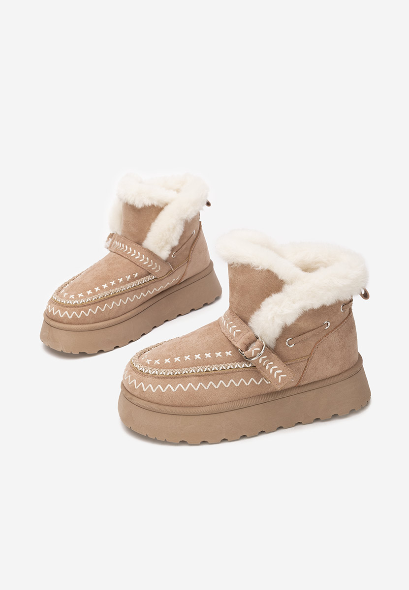 Ghete imblanite dama Tavoria kaki