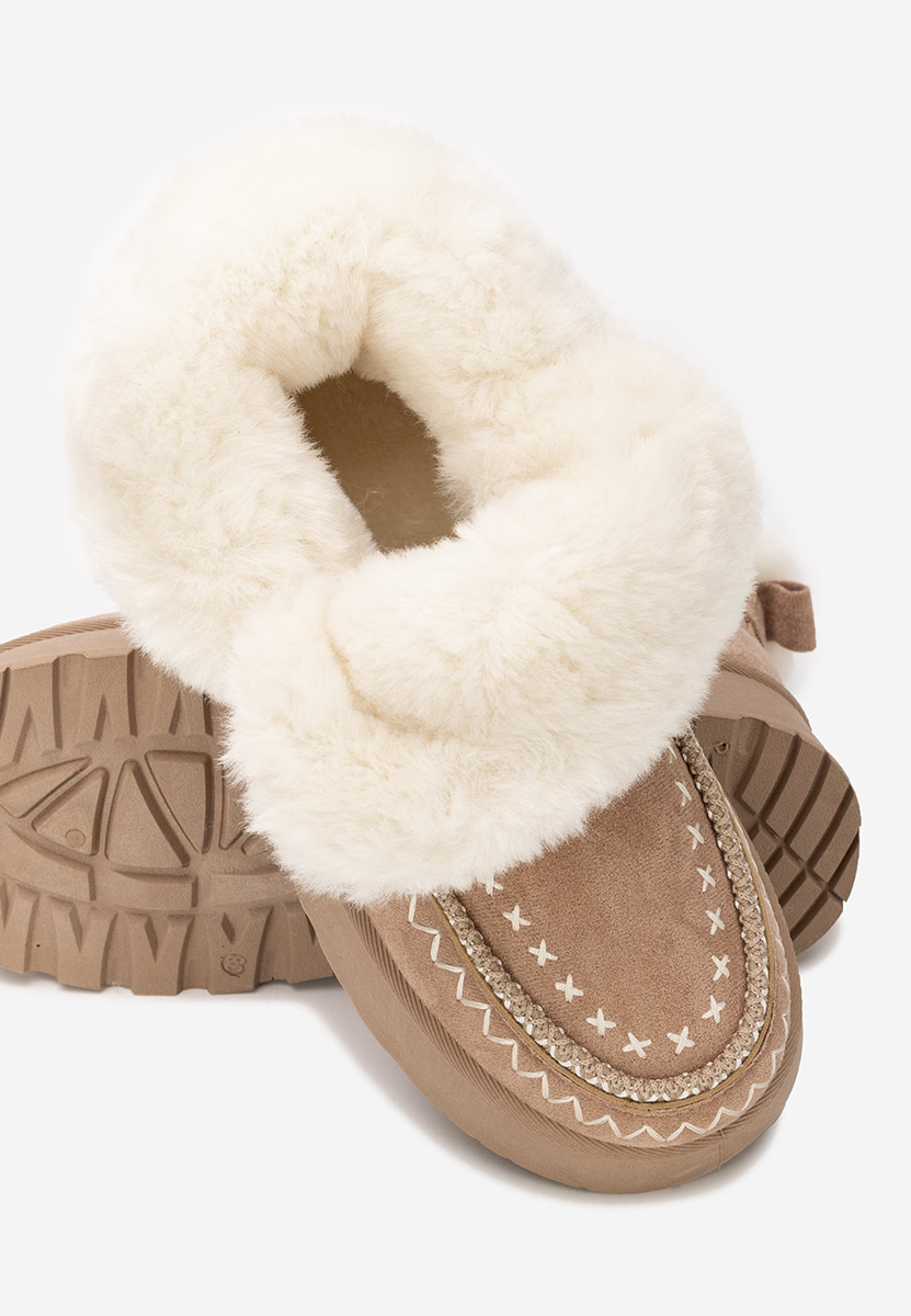 Ghete imblanite dama Tavoria kaki