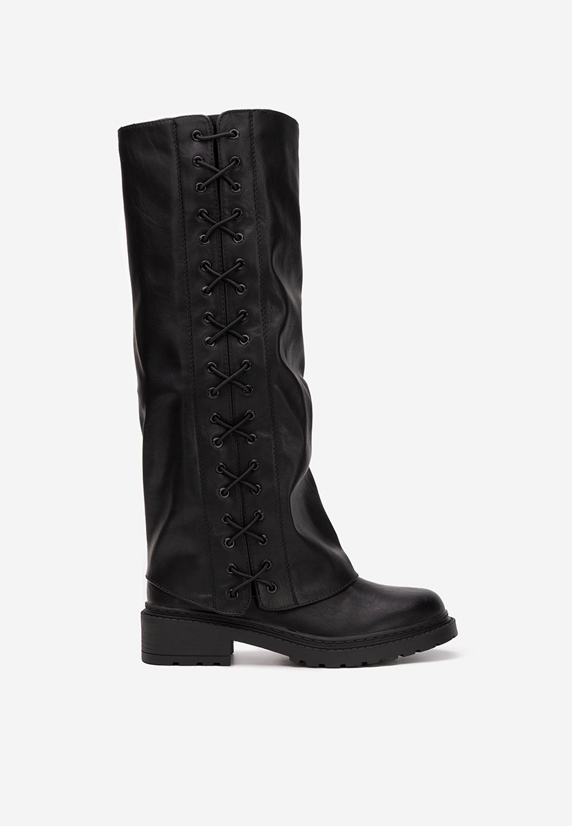 Cizme lungi dama Nadina negre