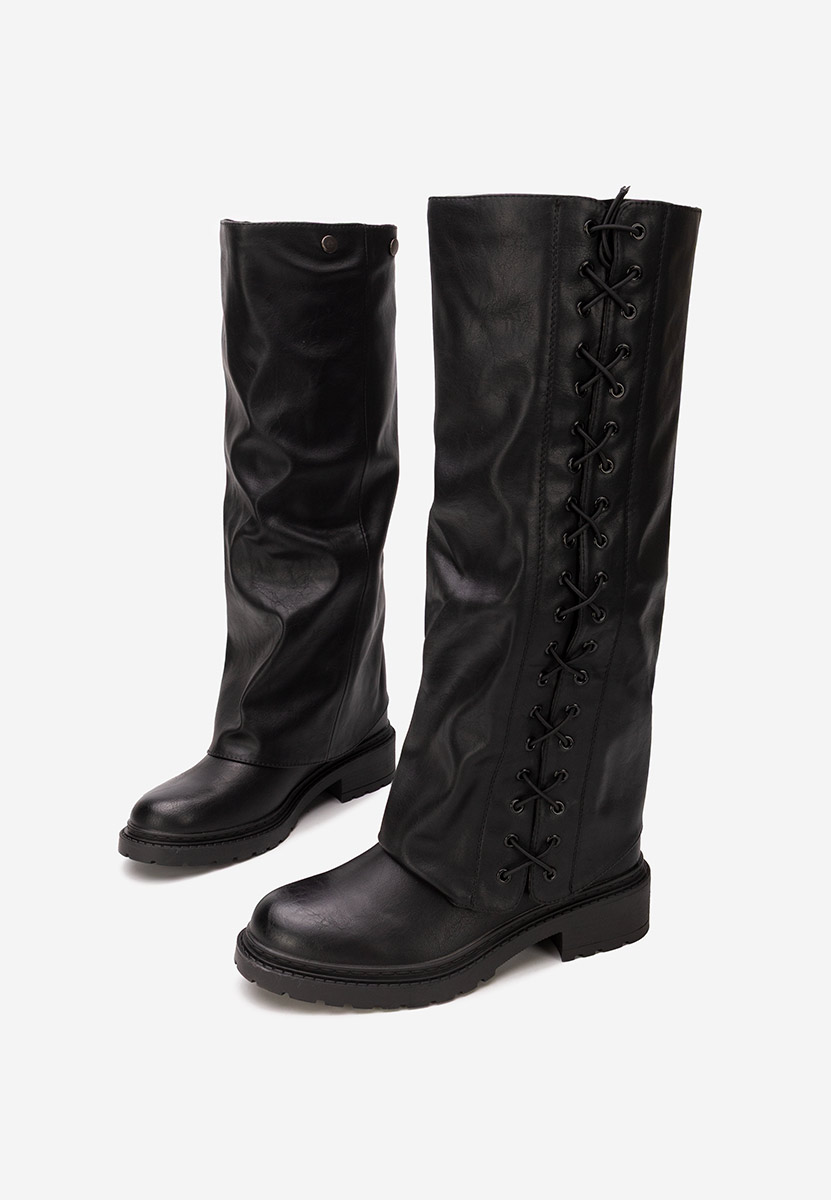 Cizme lungi dama Nadina negre