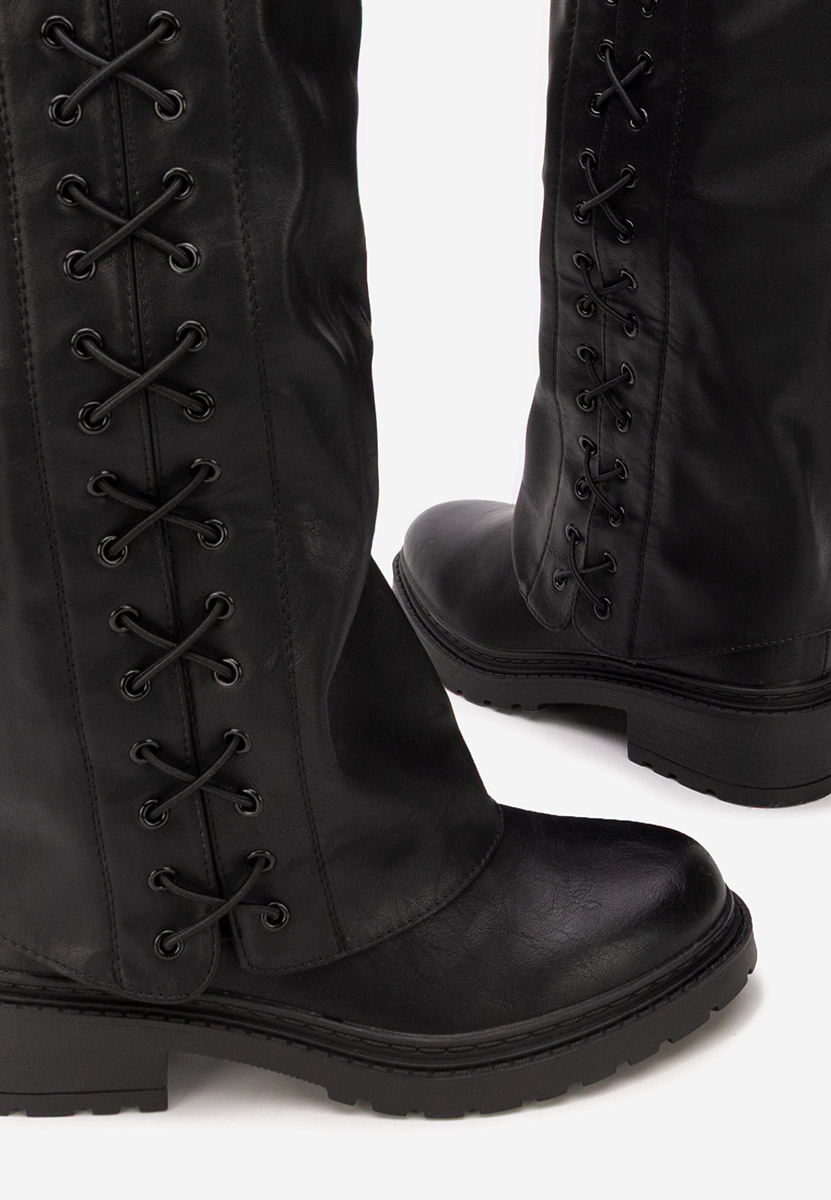 Cizme lungi dama Nadina negre