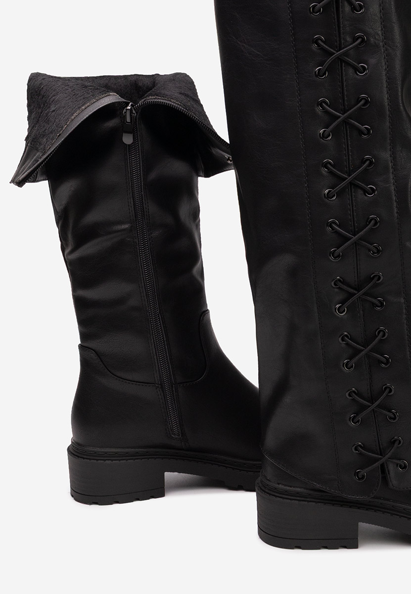 Cizme lungi dama Nadina negre