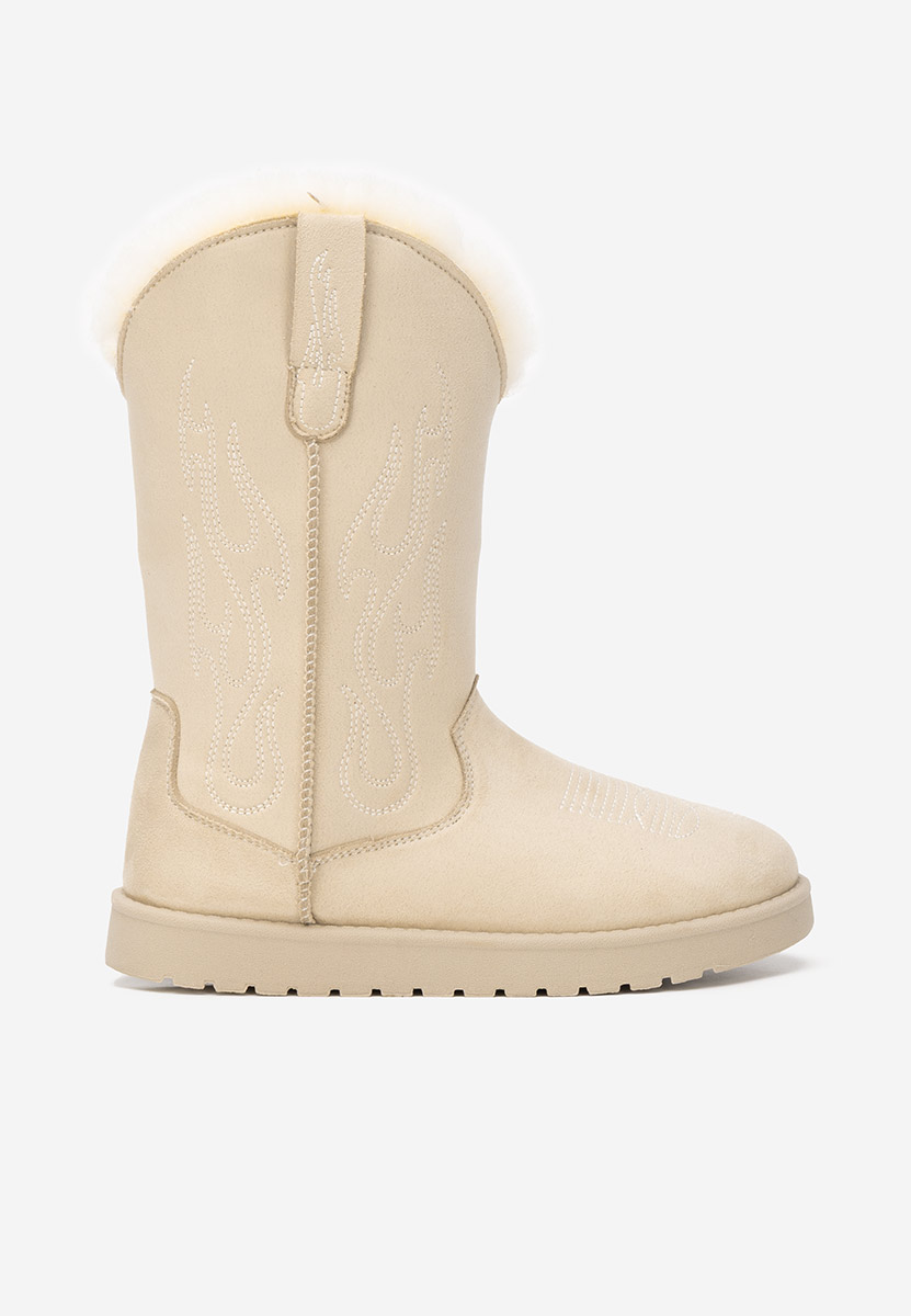 Cizme imblanite dama Prisina bej Cizme imblanite dama Prisina bej