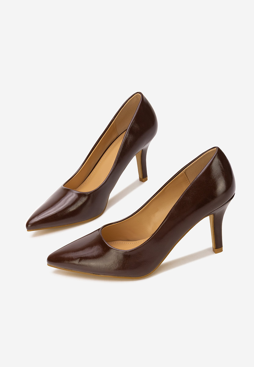 Pantofi stiletto Marylyn maro