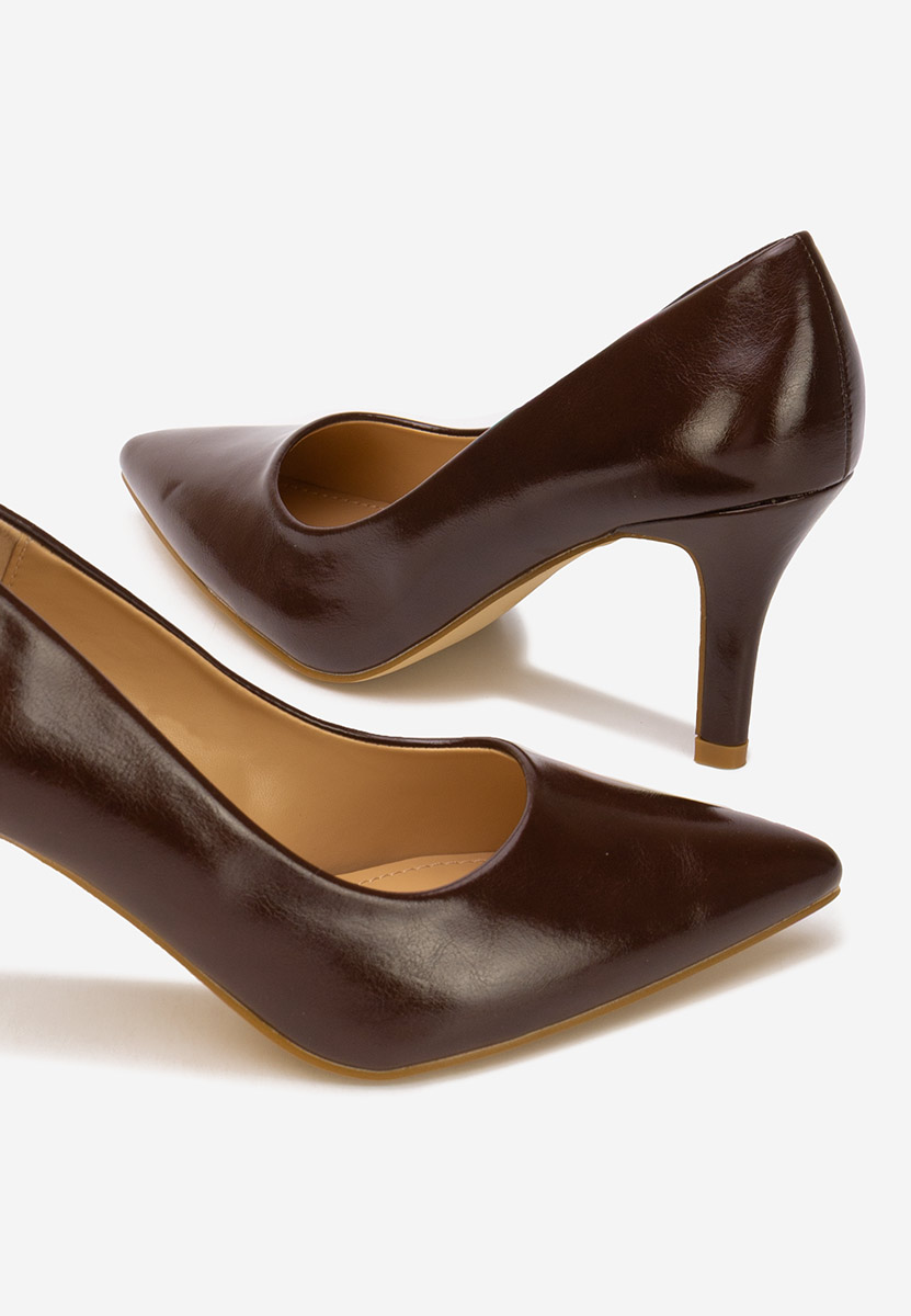 Pantofi stiletto Marylyn maro