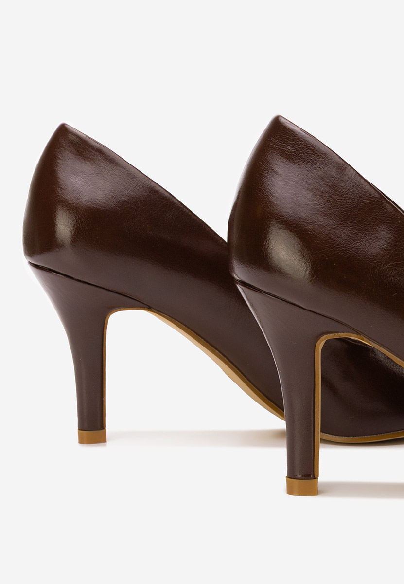 Pantofi stiletto Marylyn maro