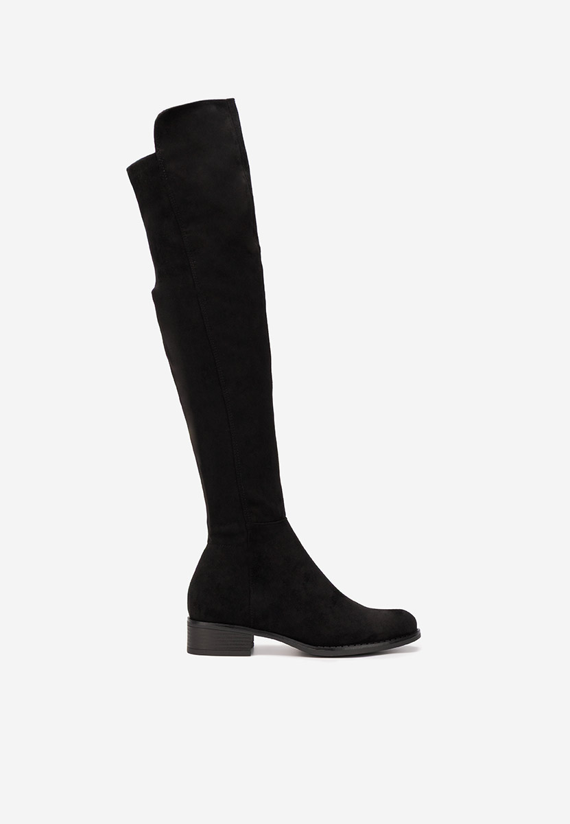 Cizme lungi peste genunchi Inies negre Cizme lungi peste genunchi Inies negre