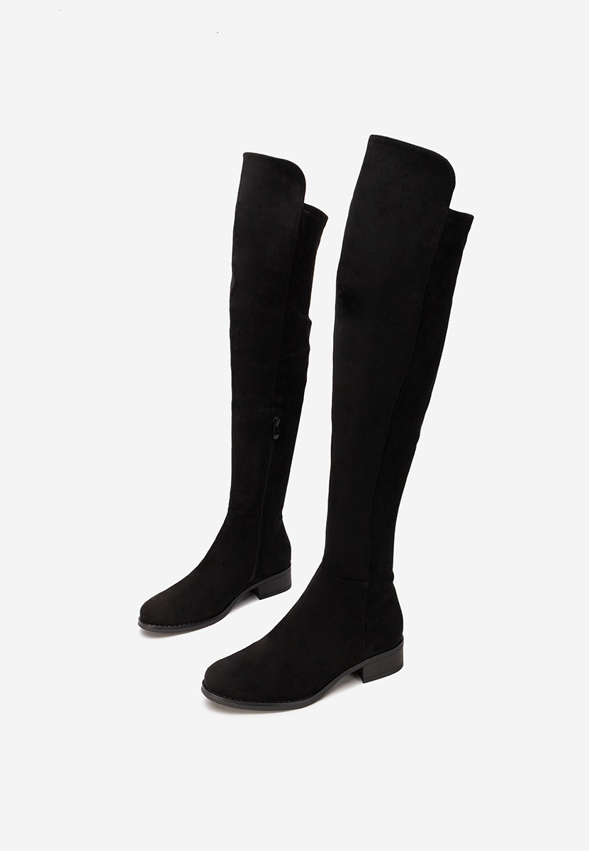 Cizme lungi peste genunchi Inies negre Cizme lungi peste genunchi Inies negre
