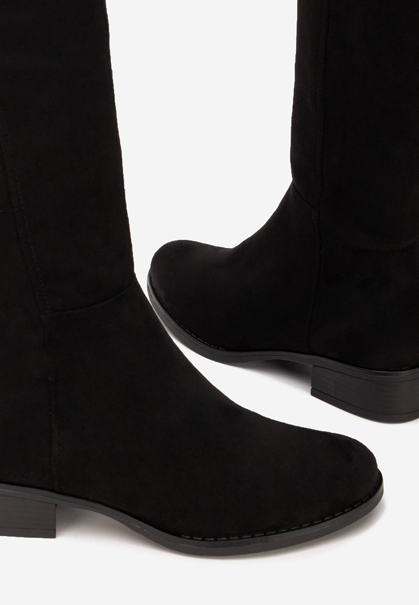 Cizme lungi peste genunchi Inies negre Cizme lungi peste genunchi Inies negre