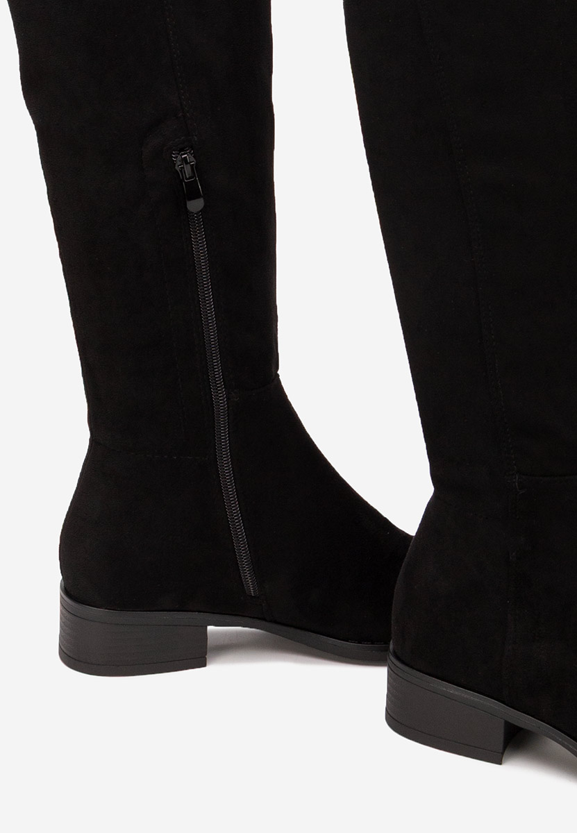 Cizme lungi peste genunchi Inies negre Cizme lungi peste genunchi Inies negre