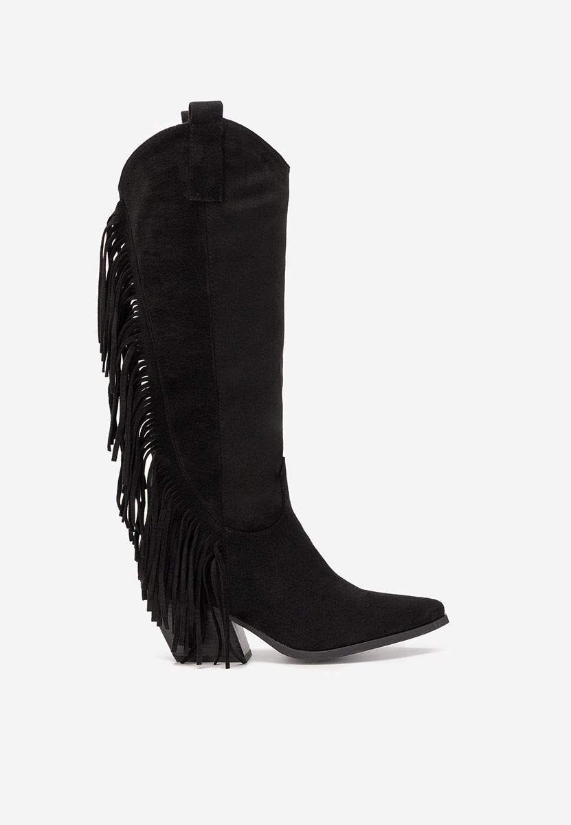 Cizme cowboy dama Verlia negre Cizme cowboy dama Verlia negre