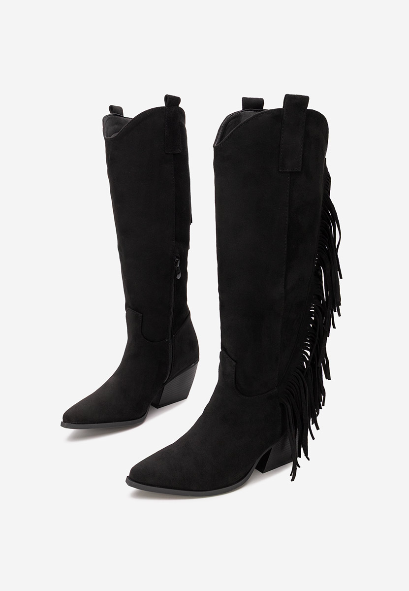 Cizme cowboy dama Verlia negre Cizme cowboy dama Verlia negre