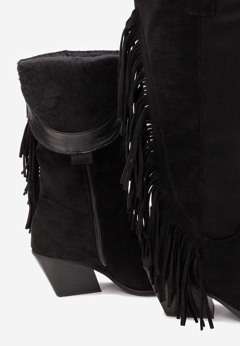 Cizme cowboy dama Verlia negre Cizme cowboy dama Verlia negre